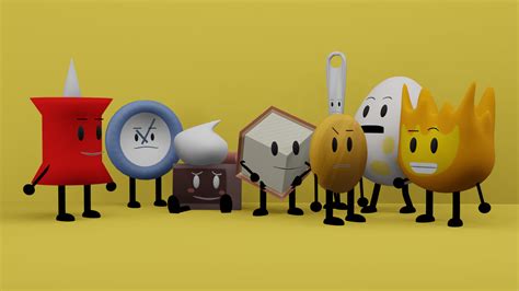 Bfdibfb 3d Model Pack The Losers By Zacharytherockoguy On Deviantart