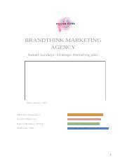 Mkt A Strategic Marketing Plan Group Docx Brandthink Marketing Agency Naked Sundays