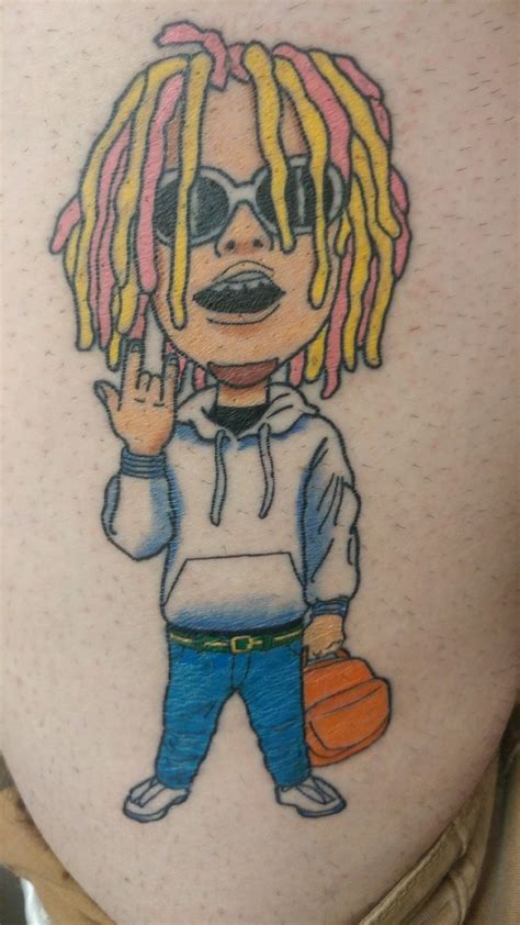 Jorge Wolf Quintana — Lil Pump Tattoo 3 Days Into The Healing Process