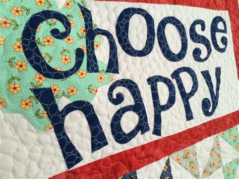 Choose Happy Quilt Pattern