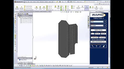 I had never heard of this company, so i was already on the. SolidWorks, How to Download, Install and use the New SolidQuote from Rapid Sheet Metal - YouTube