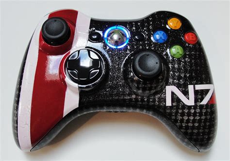 Mass Effect 3 Custom N7 Xbox 360 Controller By Mojaveoutpost