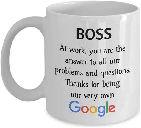 Boss Gifts For Men Boss Mug Farewell Gifts For Coworkers Coworker