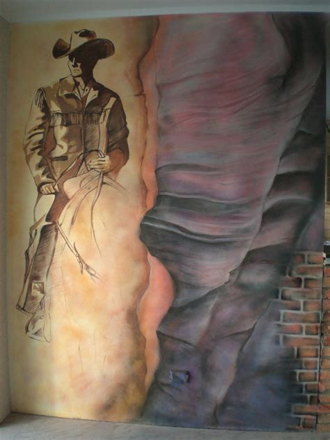 Artstation Cowboy Mural