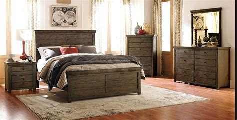 Next day delivery & free returns available. Homelegance Hardwin Bedroom Set - Weathered Grey Rustic ...