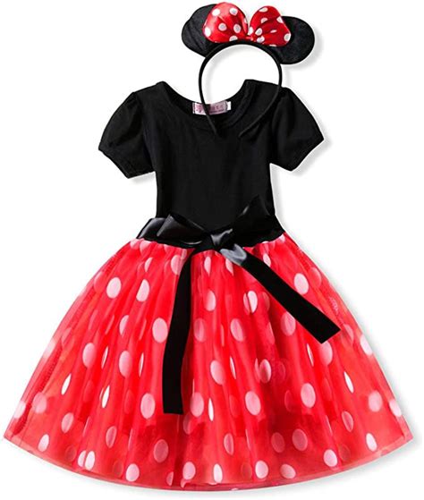 Shop Gaoshi Minnie Costume Baby Girl Dress Mouse Ear Headband Polka Dot