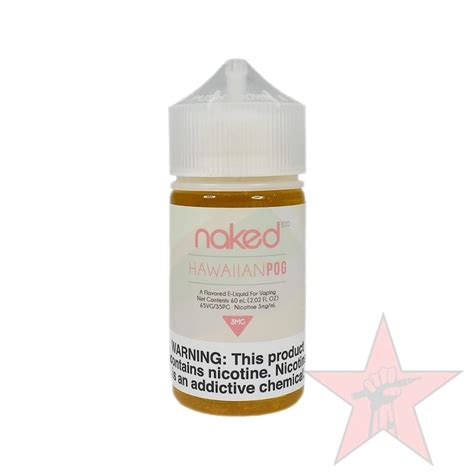 Naked Hawaiian Pog Flavor Juice E Liquid Vape Juice