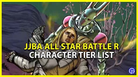 Lista De Niveles De Personajes Para Jojos Bizarre Adventure All Star