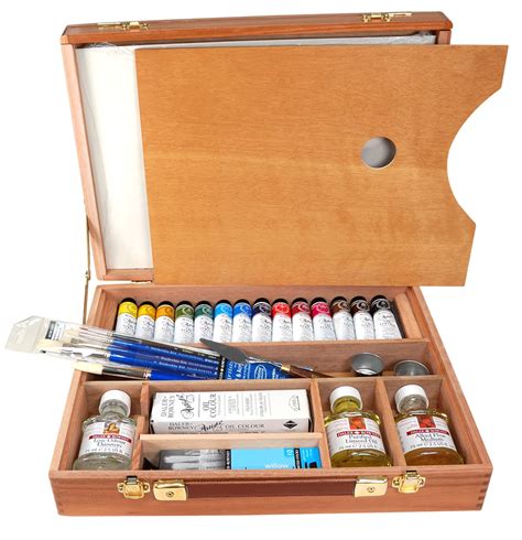 Daler-Rowney Deluxe Professional Artist Oil Wooden Box | Rex Art Supplies