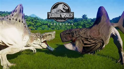 Megalodon Rex Vs Indodon Rex Hybrid Dinosaur Battle Jurassic World Evolution Youtube