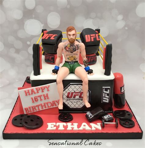 The Sensational Cakes Ufc Wrestler Athlete Boxer Martial Arts Gym Equipment 3d Customized Cake