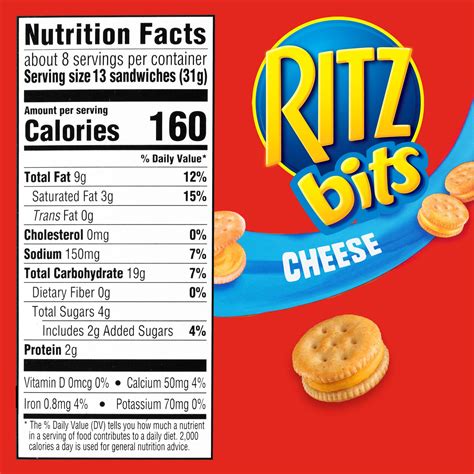 Ritz Bits Cheese Sandwich Crackers 88 Oz Buy Online In Uae