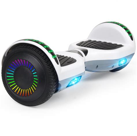 Electric Self Balancing Scooter Led Lights Hoverboard Bluetooth Wheel