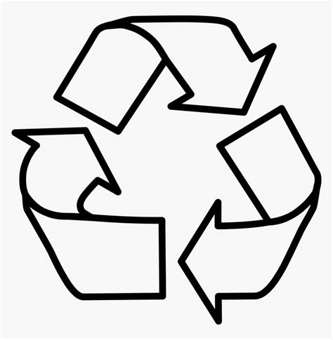 White Recycle Logo Png