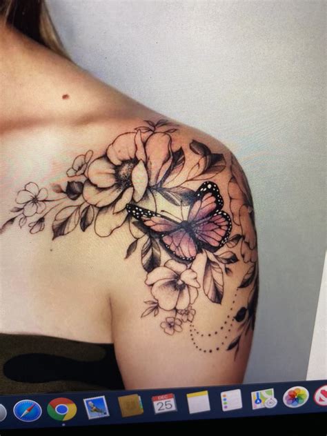 Front Shoulder Tattoos Flower Tattoo Shoulder Shoulder Tattoos For