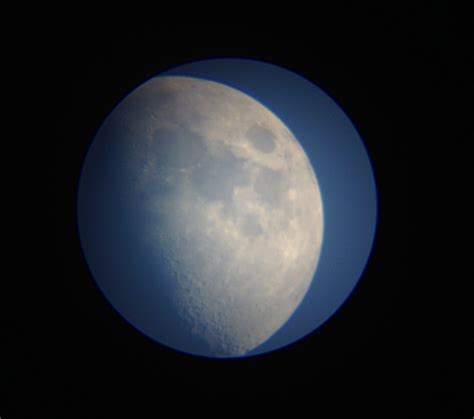 Telescope Skywatch Astrophotography Day Moon With Iphone