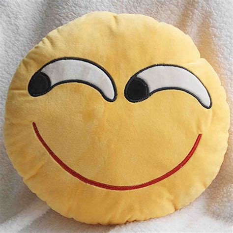Emoji Decorative Throw Pillow Stuffed Smiley Cushion Home Decor For Sofa Couch Chair Toy