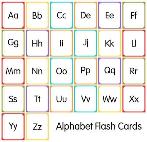 Lower Case Alphabet Flash Cards Printable Printable W