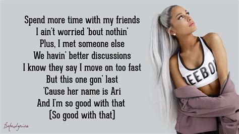Ariana Grande Lyrics