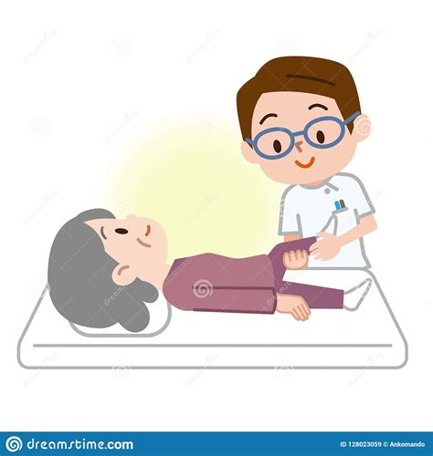 Illustration Of Rehab Massage Stock Vector Illustration Of Vector Medical 128023059