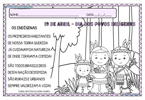 Dia Dos Povos Indigenas Educação Infantil