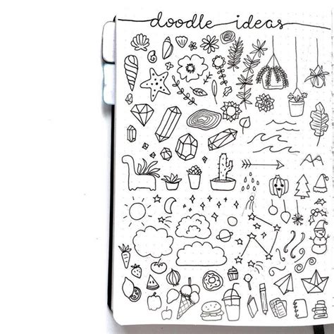 200 Doodle Ideas To Try In Your Bullet Journal Bujo Inspirations To