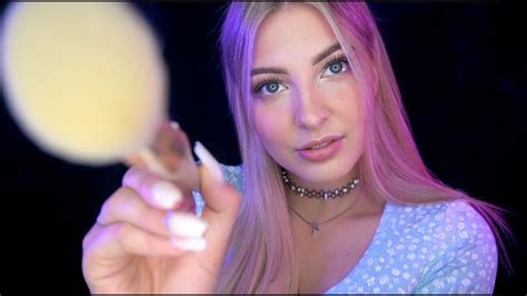 Soft Face Brushing And Tingly Mouthsounds 🥰 • Asmr With Asmr Janina 👸