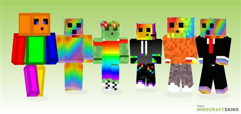 Rainbow Slime Minecraft Skin