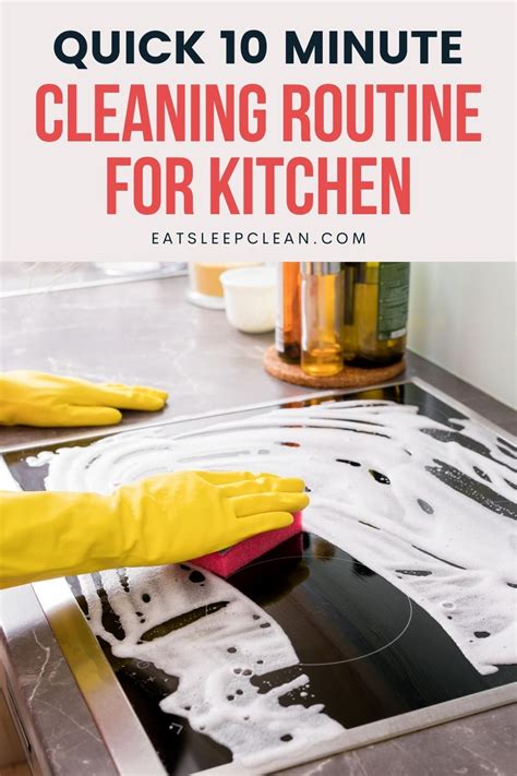 Quick 10 Minute Cleaning Routine For Your Kitchen