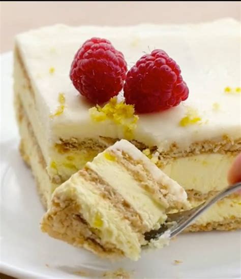 Sunny No Bake Lemon Icebox Cake Mamamia Recipes