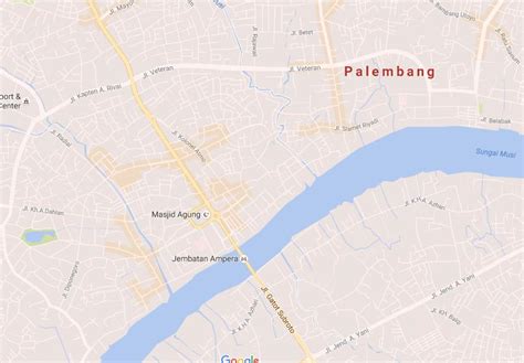 Map Of Palembang