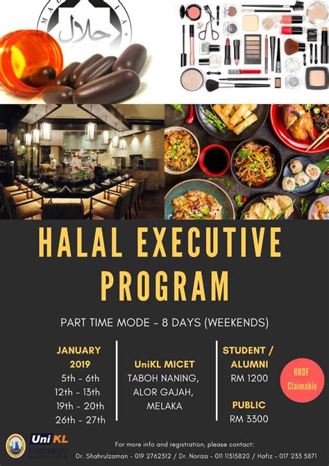Logo halal malaysia dan luar negara yang diiktiraf jakim. Halal Executive Program | UniKL MICET V2