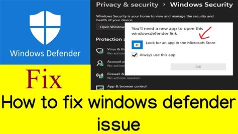How To Fix Windows Defender Not Turning On Fix Windows Defender