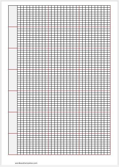Cross Stitch Graph Papers For Ms Word Word And Excel Templates