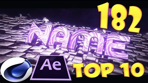 Get these amazing templates and elements for free and elevate your video projects. Top 10 Best Intro 3D Templates #182 Cinema4D After Effects ...