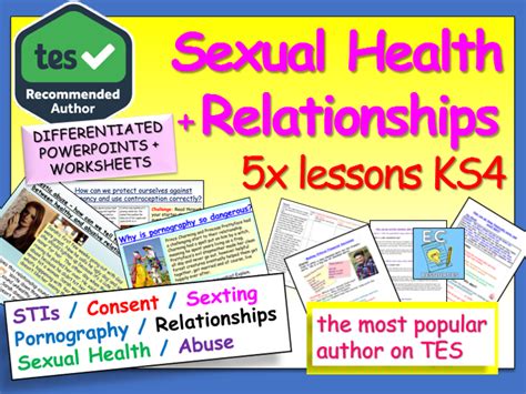 Sexual Health Rse Pshe Teaching Resources