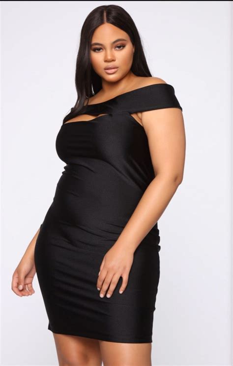 Fashion Nova Curve Dress Color Black Size1x Never Worn New In Bag Accept Offers