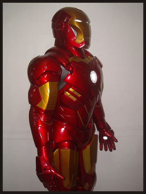 Custom Made Life Size Iron Man Mk4 Superhero Statue Prop