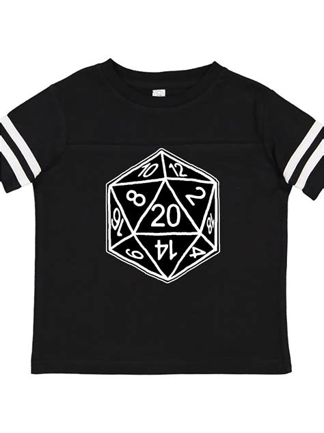 Inktastic 20 Sided Black Dice Toddler T Shirt