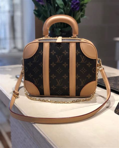 Original louis vuitton luggages very quality and durable good and genuine leather correct handles and push safe pulls so genuine and nice 2pieces in a set big and medium besttargetcollection meet target. Louis Vuitton Mini Luggage Bag | Bragmybag