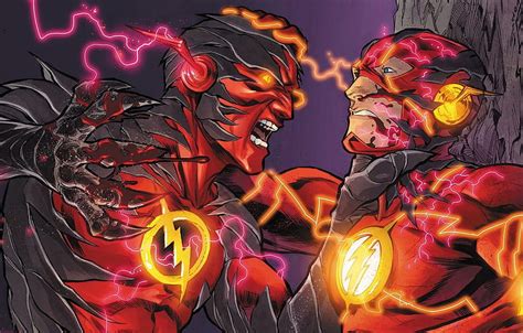 Zipper Battle Fight Flash DC Comics Flash Barry Allen Speedforce Reverse Flash Reverse