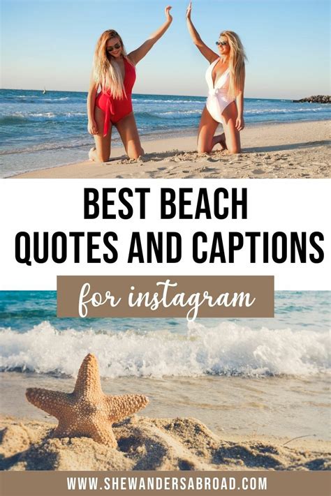 Best Beach Captions For Instagram Quotes Puns More She Wanders Abroad