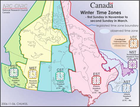 Canada Timezone Map Secretmuseum