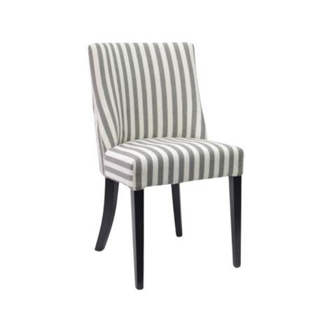 Buy Elegant Ophelia Dining Chair Black And White Narrow Stripe Final
