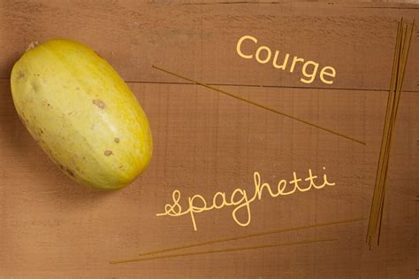 Courge spaghetti cuisson préparation
