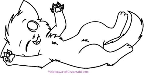 Cute Kitten Line Art Remake By Violetkay214 On Deviantart