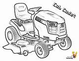 Tractor Cadet Cub Lawn Coloring Pages Lawnmower Print Snowblower Garden Lt1050 Tractors Template Yescoloring sketch template