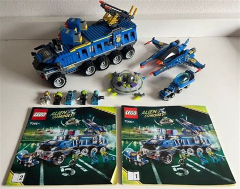 Lego Alien Conquest 7066 Earth Defense Hq 100 Complete With