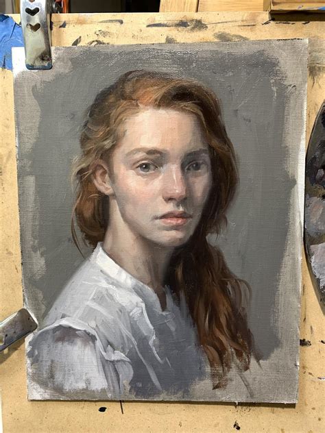 Portrait Painting In Oil — Liv And Chiu Art Studio
