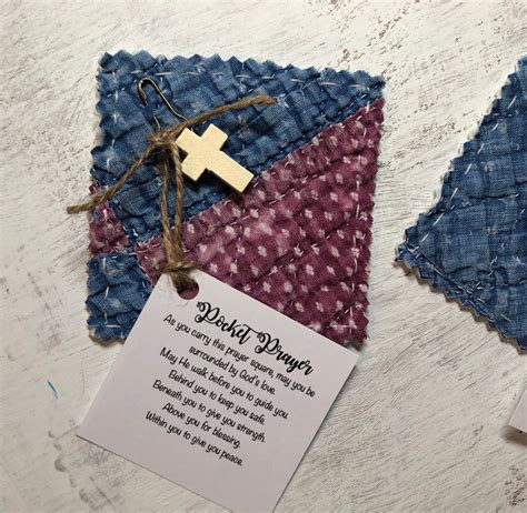 Pocket Prayer Quilt Squares Small Set Of 3 Etsy